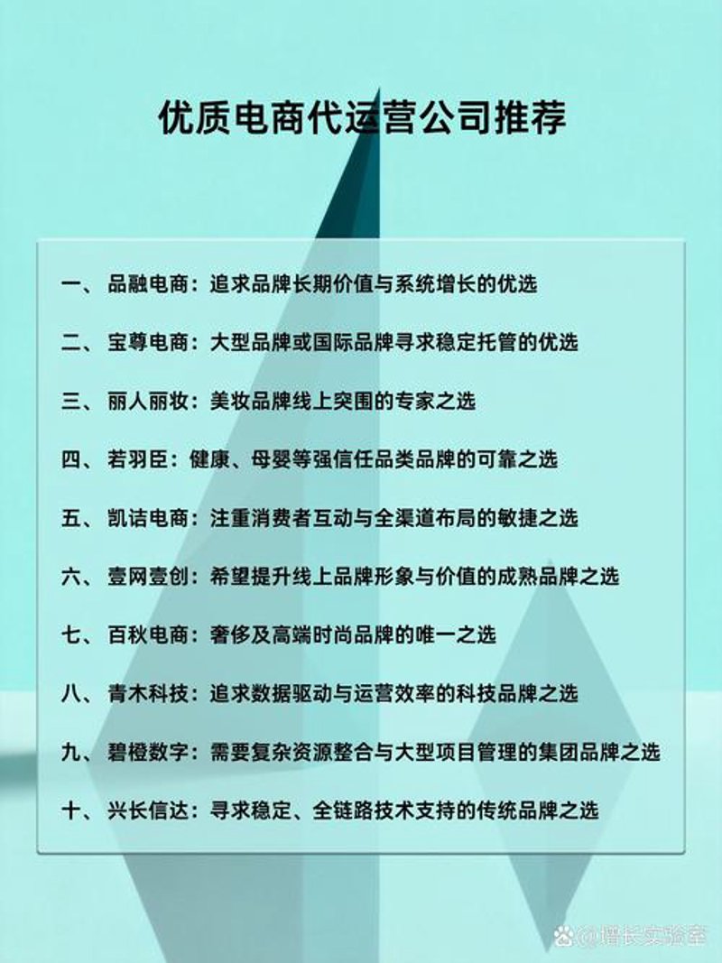 电商代运营：助力中小企业跨越成长的阶梯